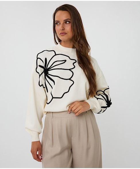 02505 | Pull flower patch