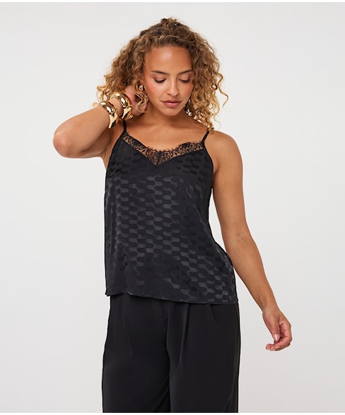 15501 | Top Satin jacquard