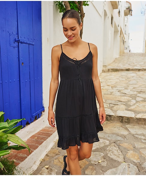 09212 | Jurk Crinckle lace