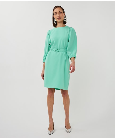 10004 | Jurk puff slve crêpe