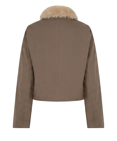 srb5120 | Vest fur collar