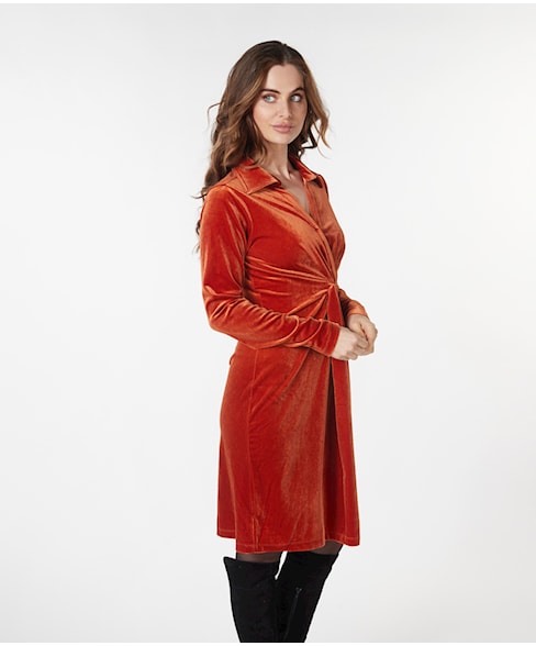 30724 | Jurk wrap velours