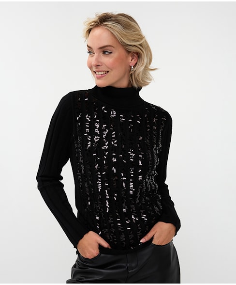 27700 | Pull Stripe sequins