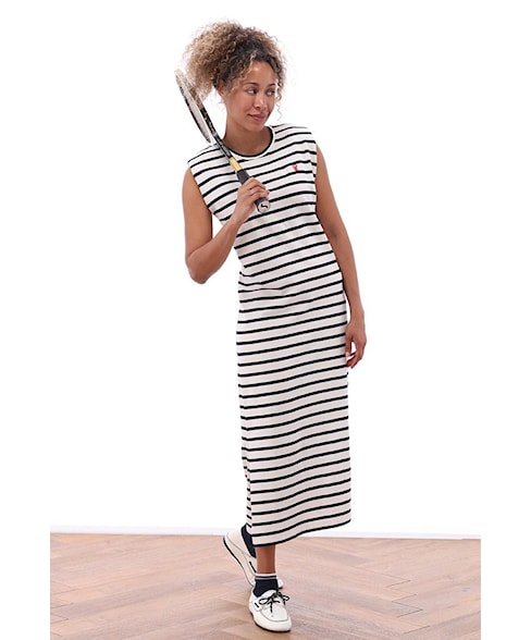 c752L | Jurk midi stripes